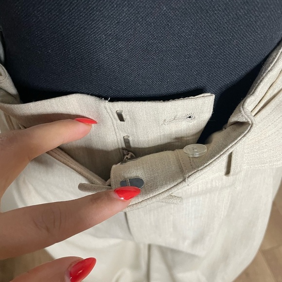 Nine West Tan Wide-Leg Pants - Picture 9 of 11